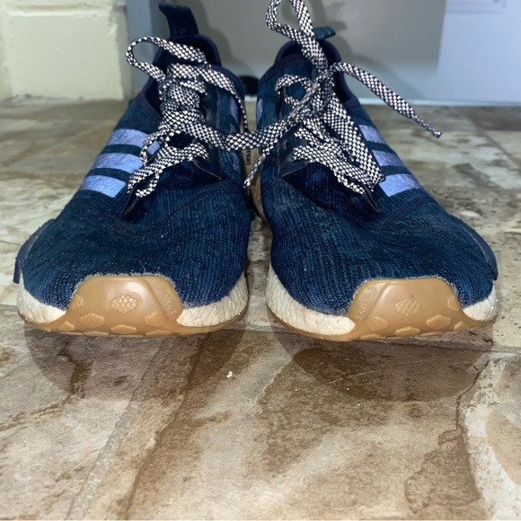 adidas Navy and Tan NMD Sneakers - Picture 15 of 15